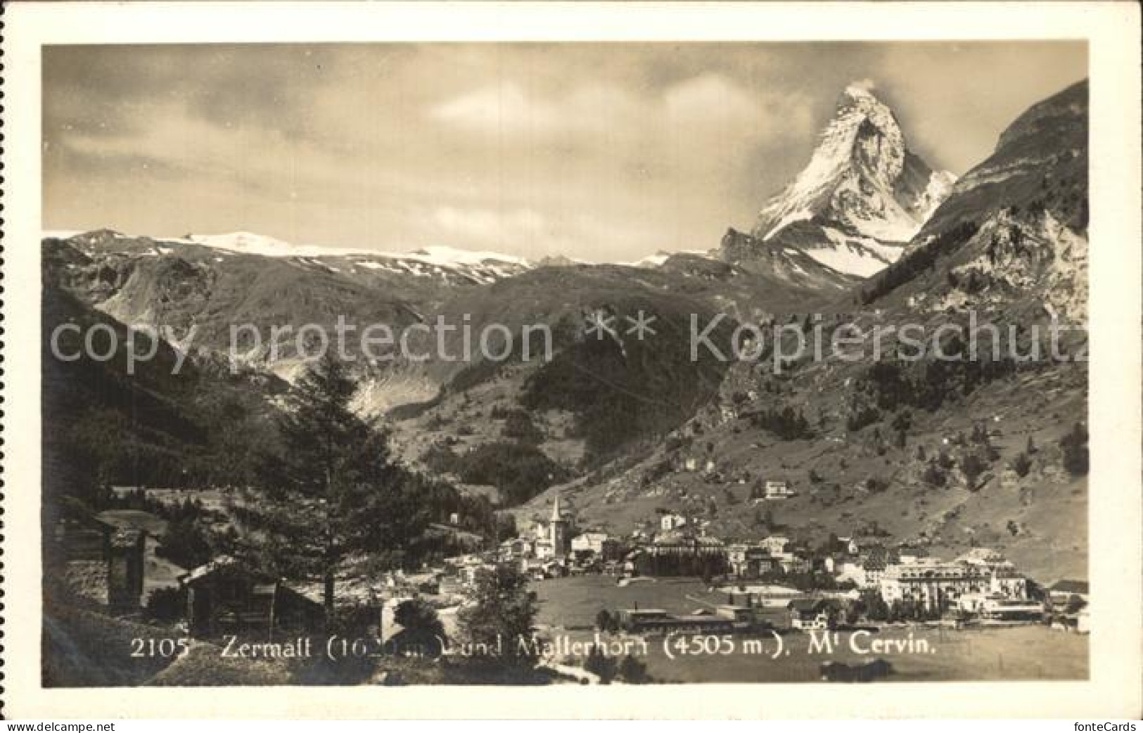 12336545 Zermatt VS Mit Matterhorn  - Other & Unclassified