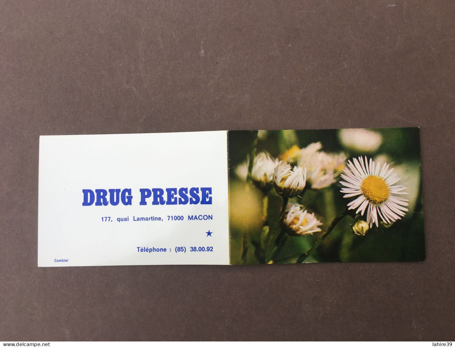 Petit Calendrier / Drug Presse / Commerce / 1981 / Macon / 71 - Small : 1981-90