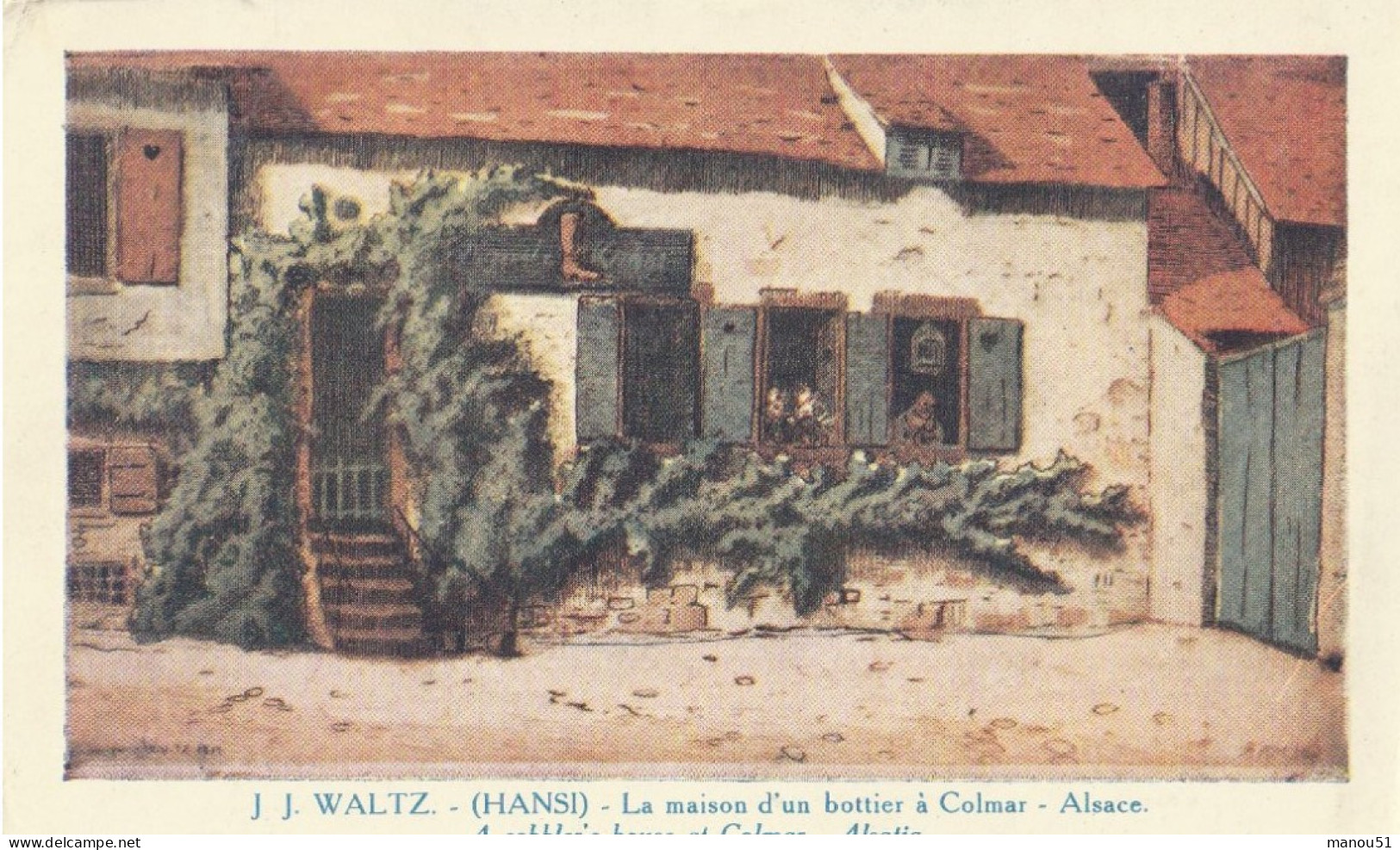 Illustrateur - HANSI : La Maison D'un Bottier à Colmar - Hansi