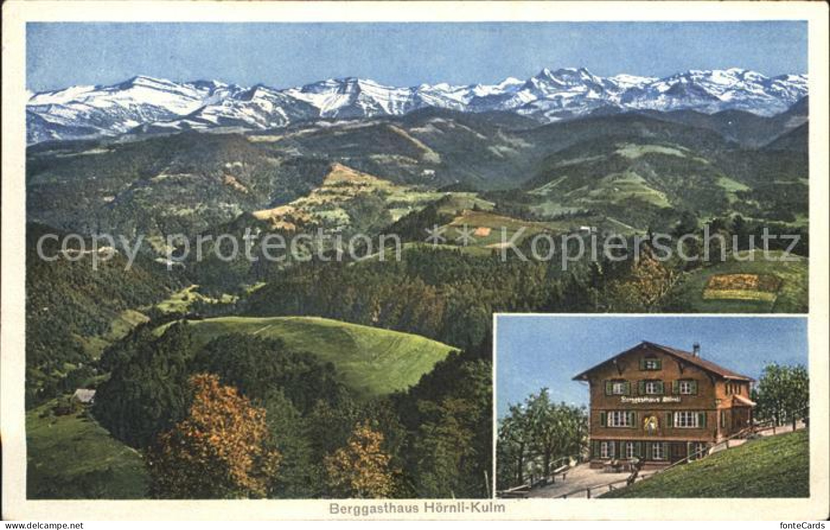 12323275 Hoernli Kulm Berggasthaus Rigi Des Zuercher Oberlandes Alpenpanorama Ho - Andere & Zonder Classificatie