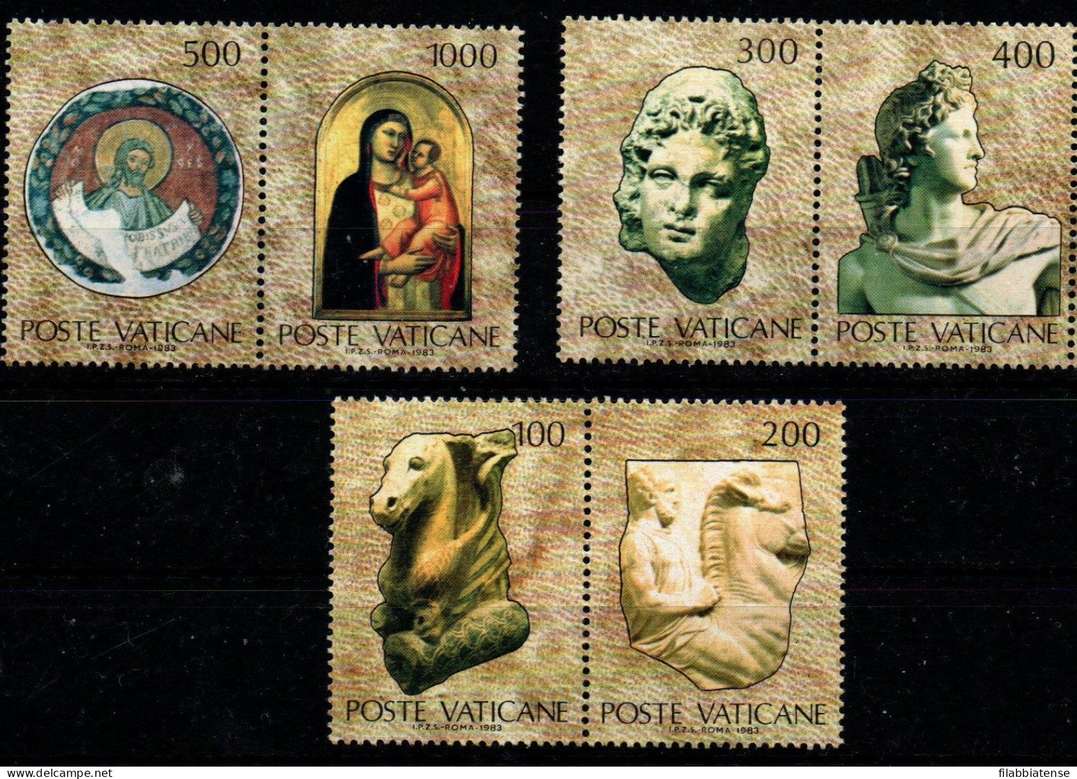 1983 - Vaticano 735/40 Archeologia II ---- - Archeologia