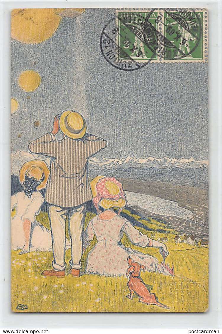 ZÜRICH - Offizielle Postkarte Gordon Bennet Wettfliegen Zürich 1909 - Verlag Unbekannt  - Zürich