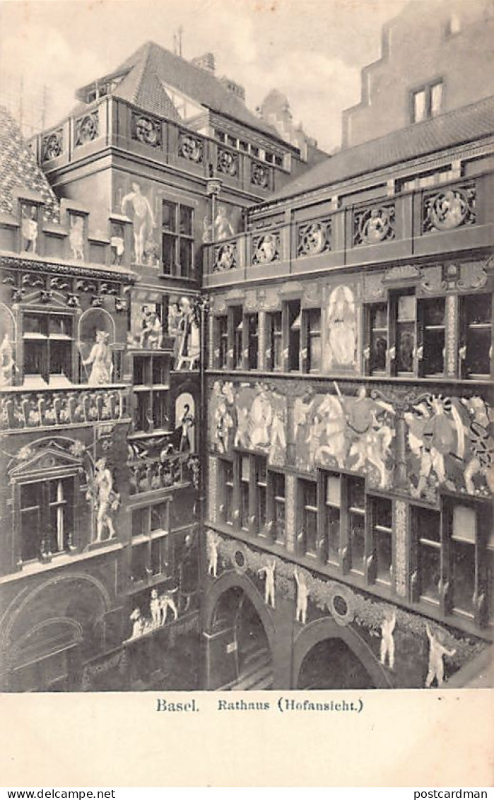 BASEL - Rathaus (Hofansicht) - Verlag Gebr. Metz 18654 - Basel