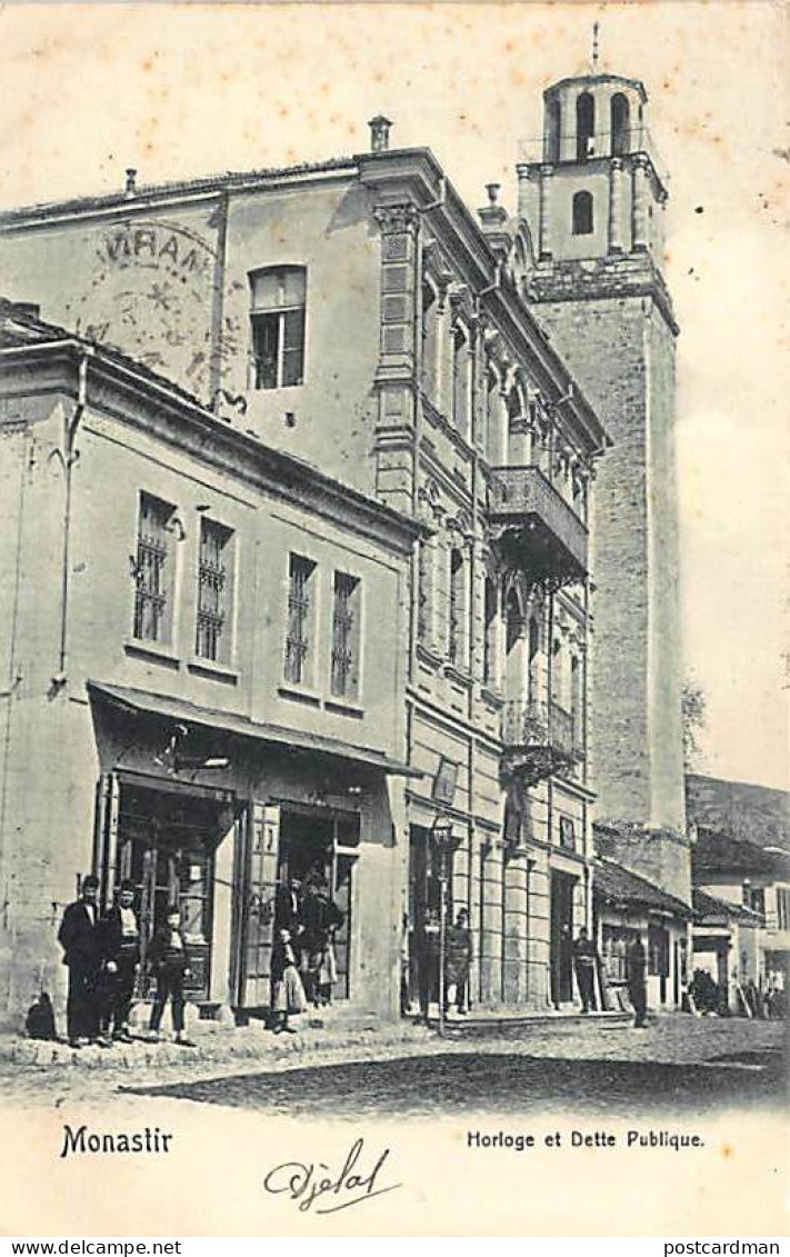 Macedonia - MONASTIR - Horloge Et Dette Publique - SEE STAMPS And POSTMARKS - Publ. G. Zalli 1904. - Macédoine Du Nord