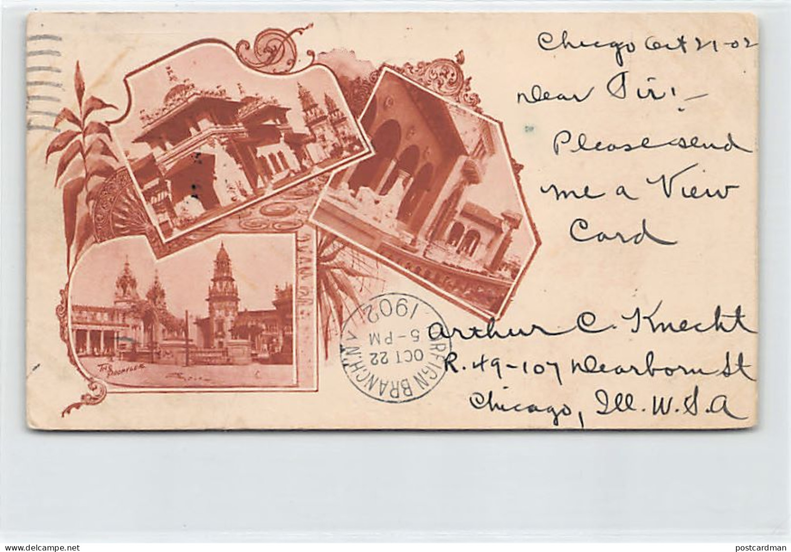 Usa - BUFFALO (NY) Pan-American Exposition - PRIVATE MAILING CARD - Buffalo