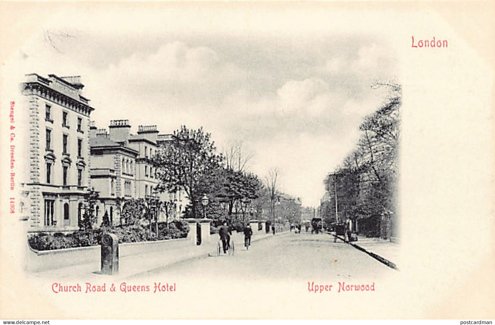 England - LONDON - UPPER NORWOOD - Church Road And Queens Hotel - Londen - Buitenwijken