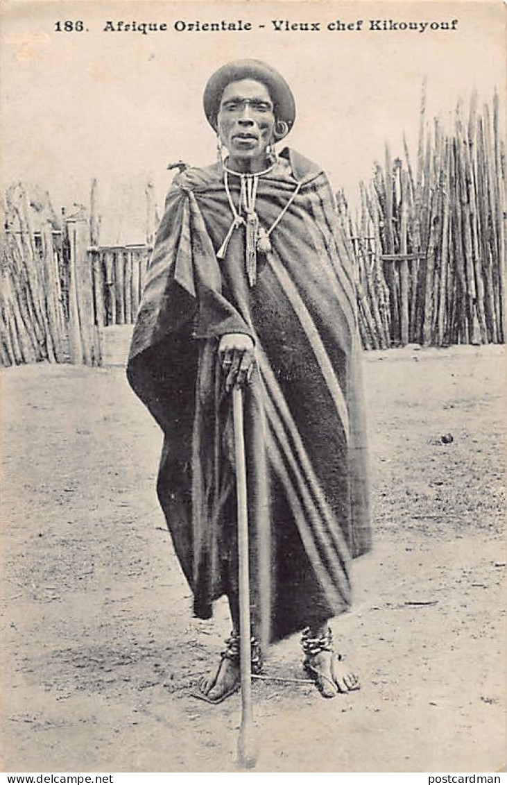 Kenya - Old Kikuyu Chief - Publ. Messageries Maritimes 186 - Kenya