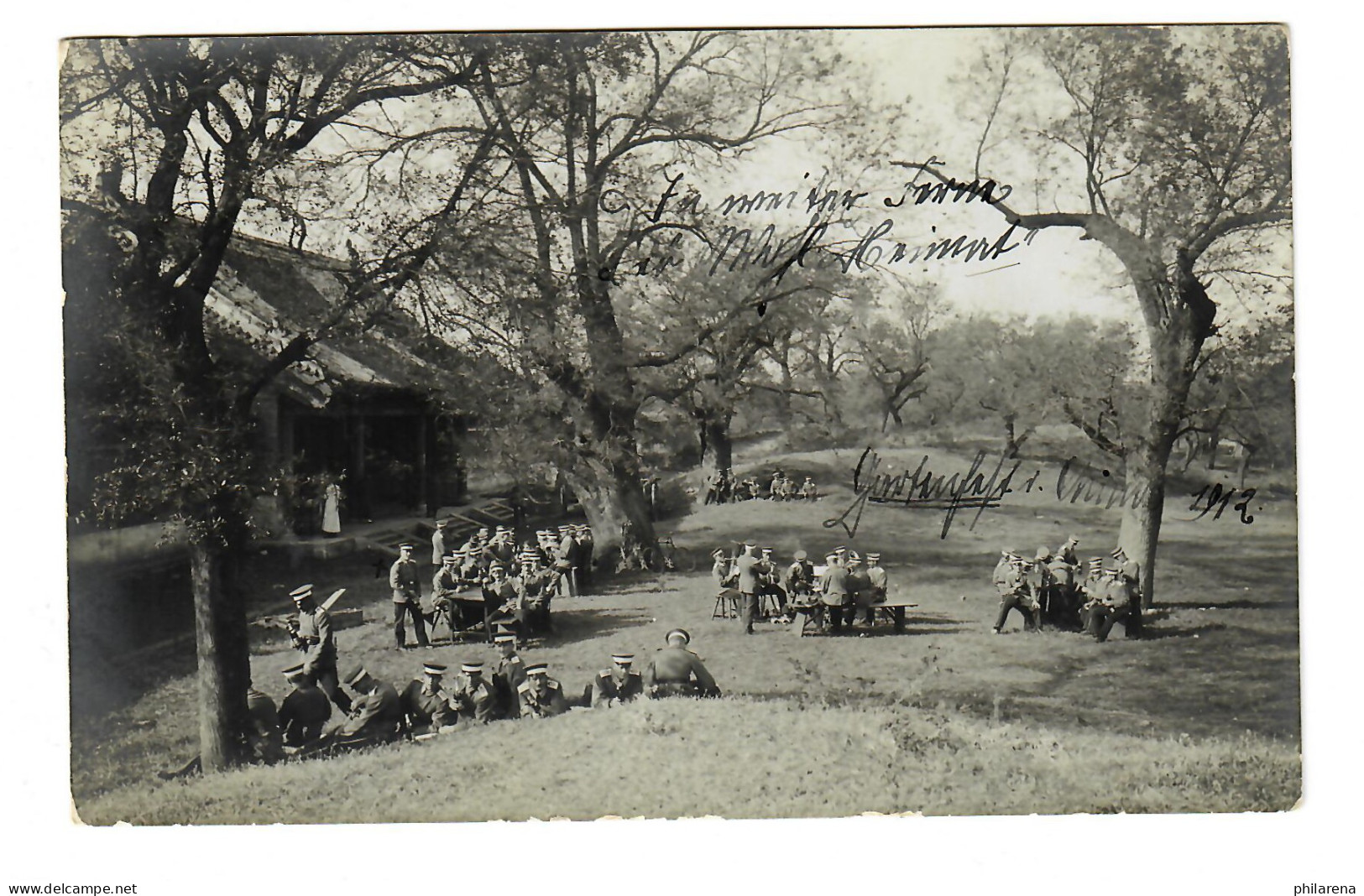 Gartenfest In Peking 1912 Via Sibirien Nach Stetten I. Remstal - Chine (bureaux)