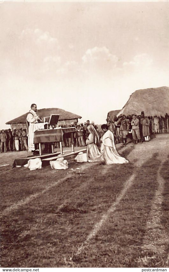 Ethiopia - ADDIS ABABA - GIMMA - The Mass Celebrated By Mons. Santa Al Cantiere - Publ. Unknown  - Etiopia