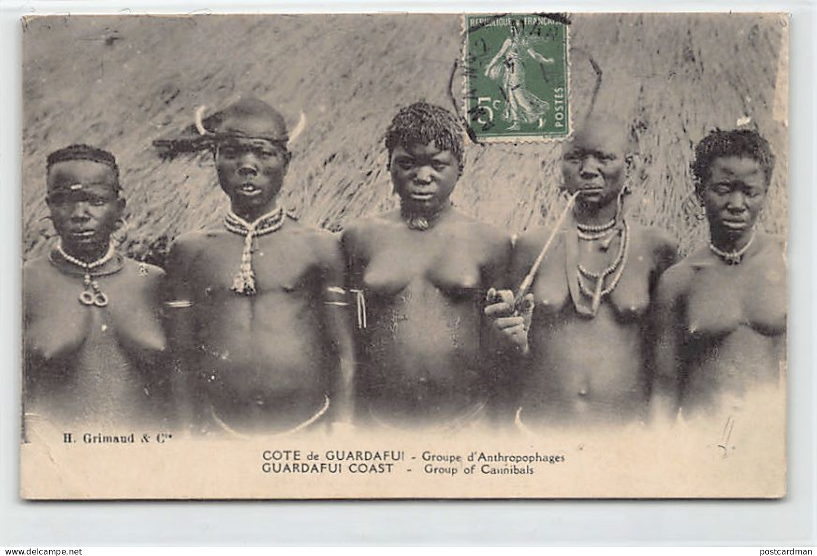 SOMALIA - Cape Guardafui - Group Of Cannibals - Publ. H. Grimaud  - Somalië