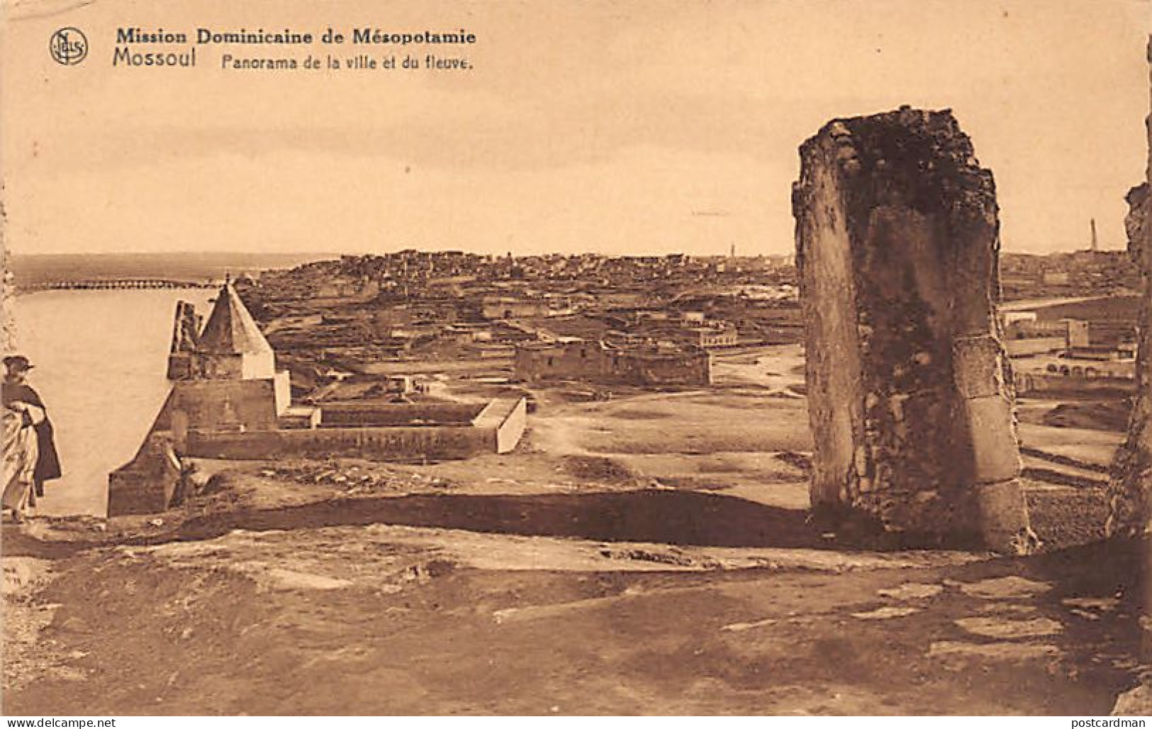 Iraq - MOSUL - Bird's Eye View Of The City And The River - Publ. Dominican Mission In Mesopotamia  - Iraq