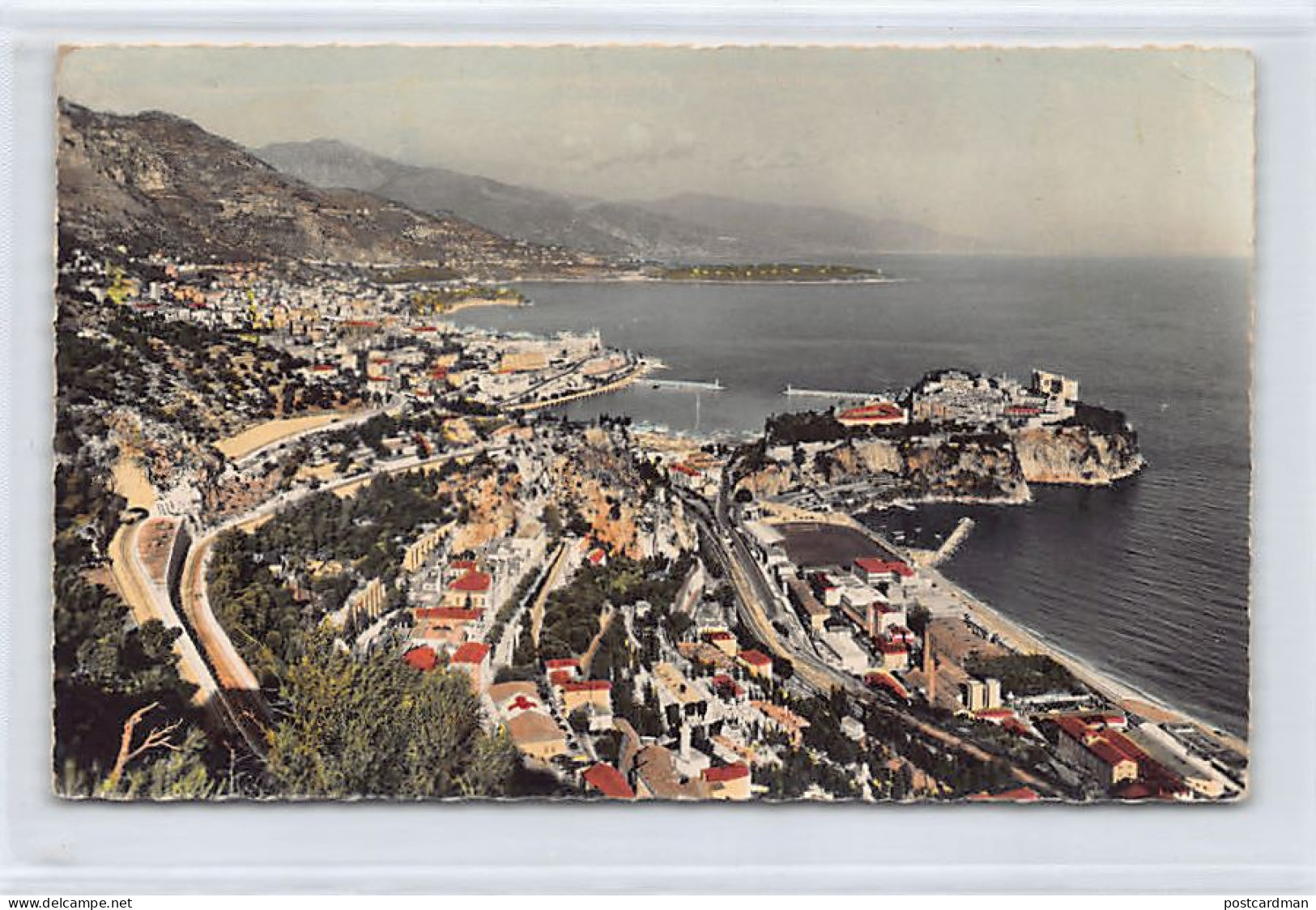 MONACO - Vue Générale Sur Monaco, Le Cap Martin Et L'Italie - Ed. Palais De Monaco 7130 - Andere & Zonder Classificatie