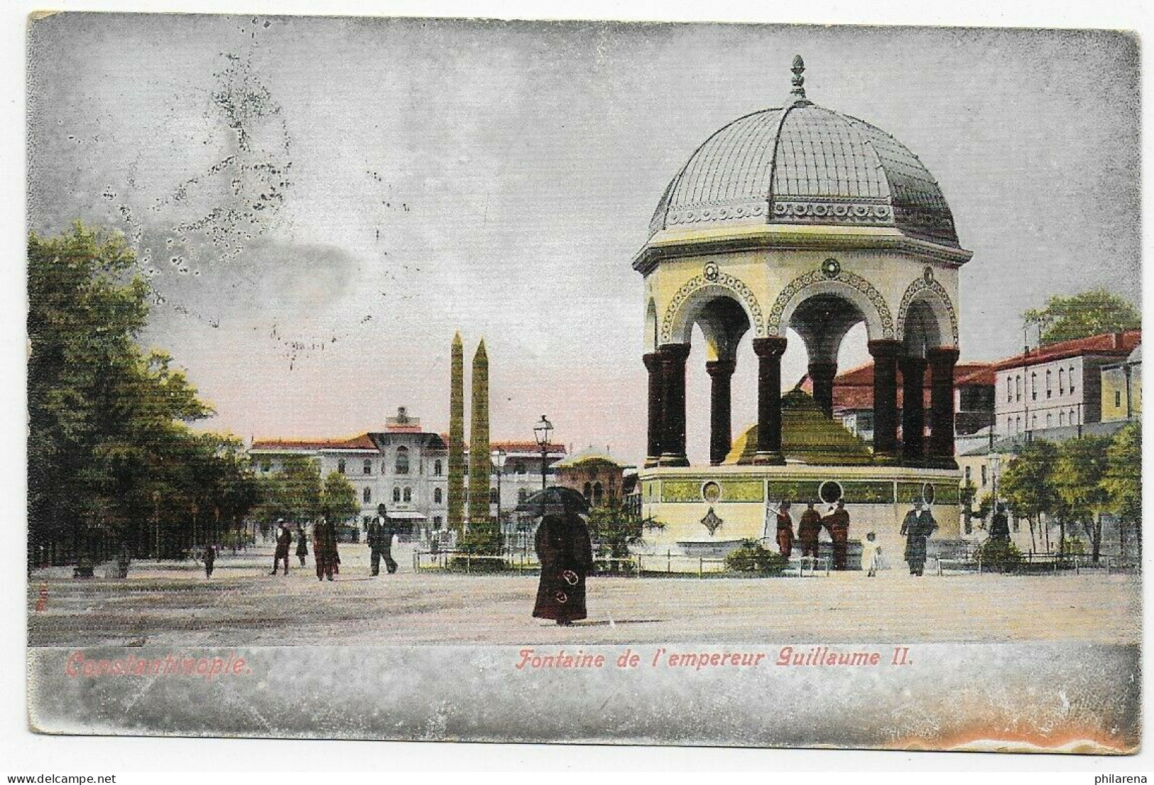 Ansichtskarte Constantinople, Levante Nach Plaue - Oriente Austriaco