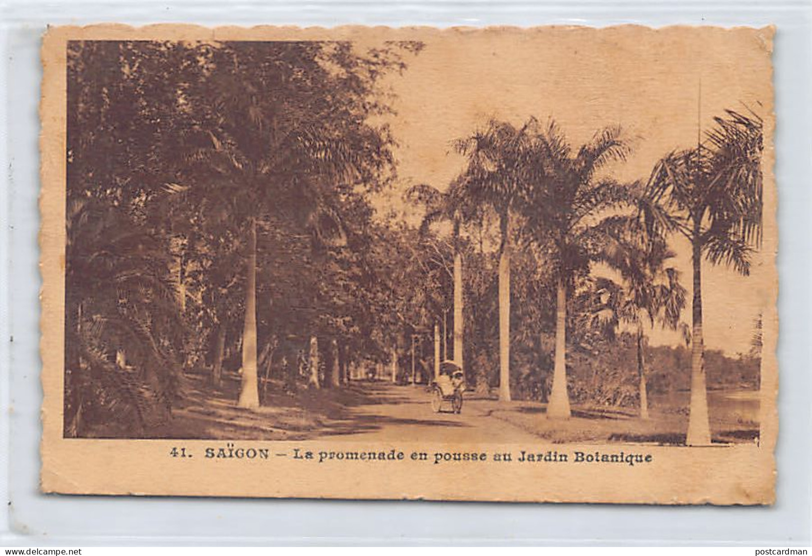 Vietnam - SAIGON - La Promenade En Pousse-pousse Au Jardin Botanique - Ed. Paulussen 41 - Vietnam
