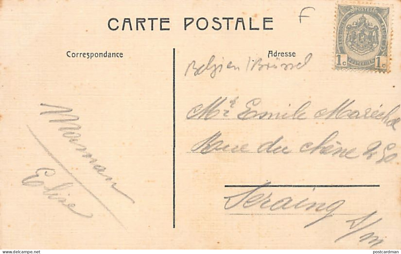 BRUXELLES - Laiterie Du Bois De La Cambre - Ed. Librairie Du Nord P. Kats Carte Toilée Couleur - Bossen, Parken, Tuinen