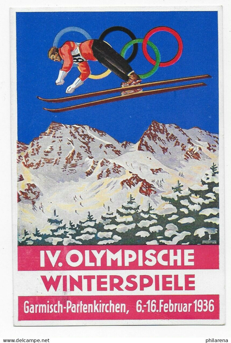 Winterspiele Olympiade 1936: Garmisch Partenkirchen - Covers & Documents