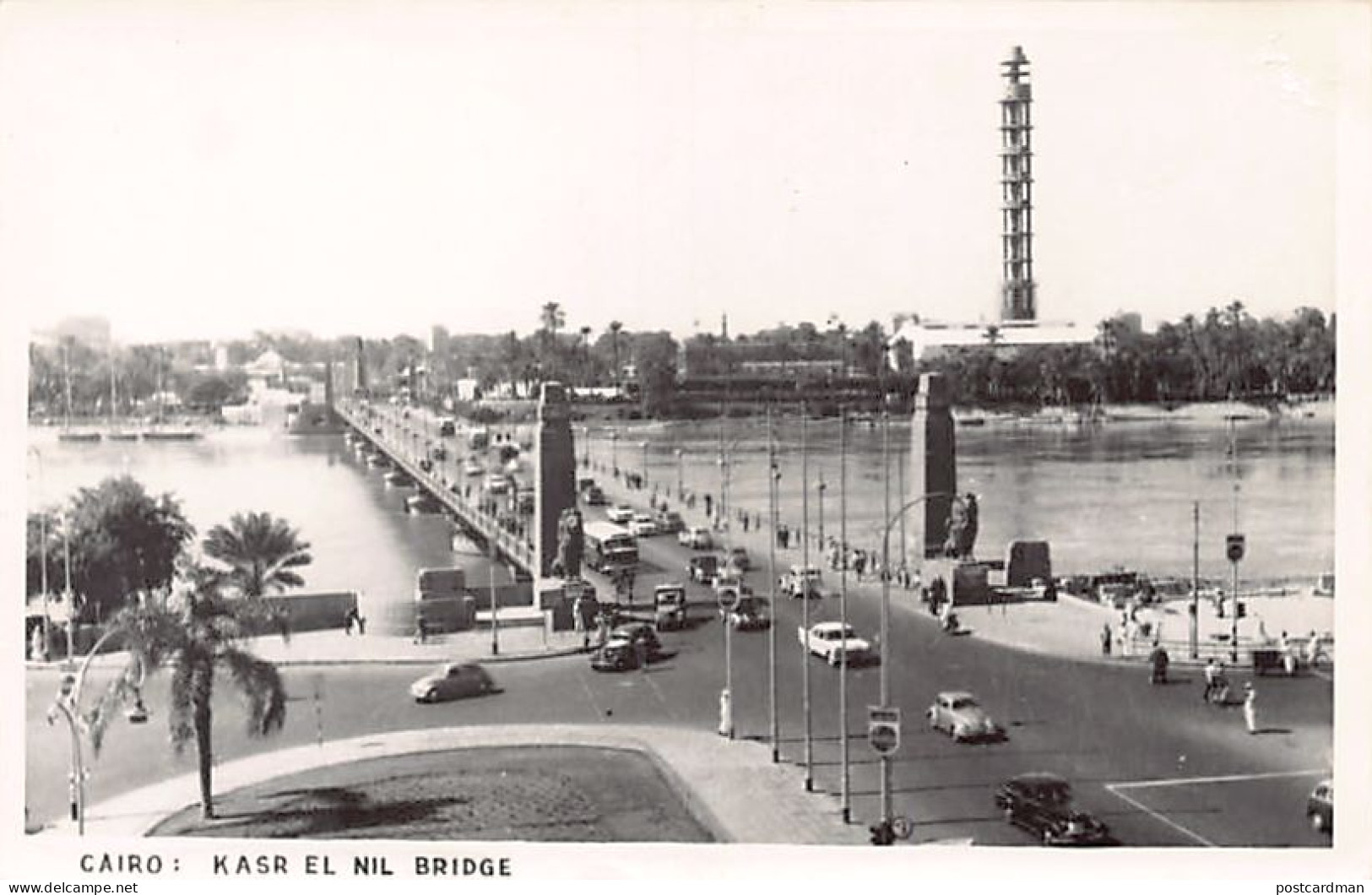 Egypt - CAIRO - Kasr El Nil Bridge - REAL PHOTO - Publ. Unknown  - Le Caire
