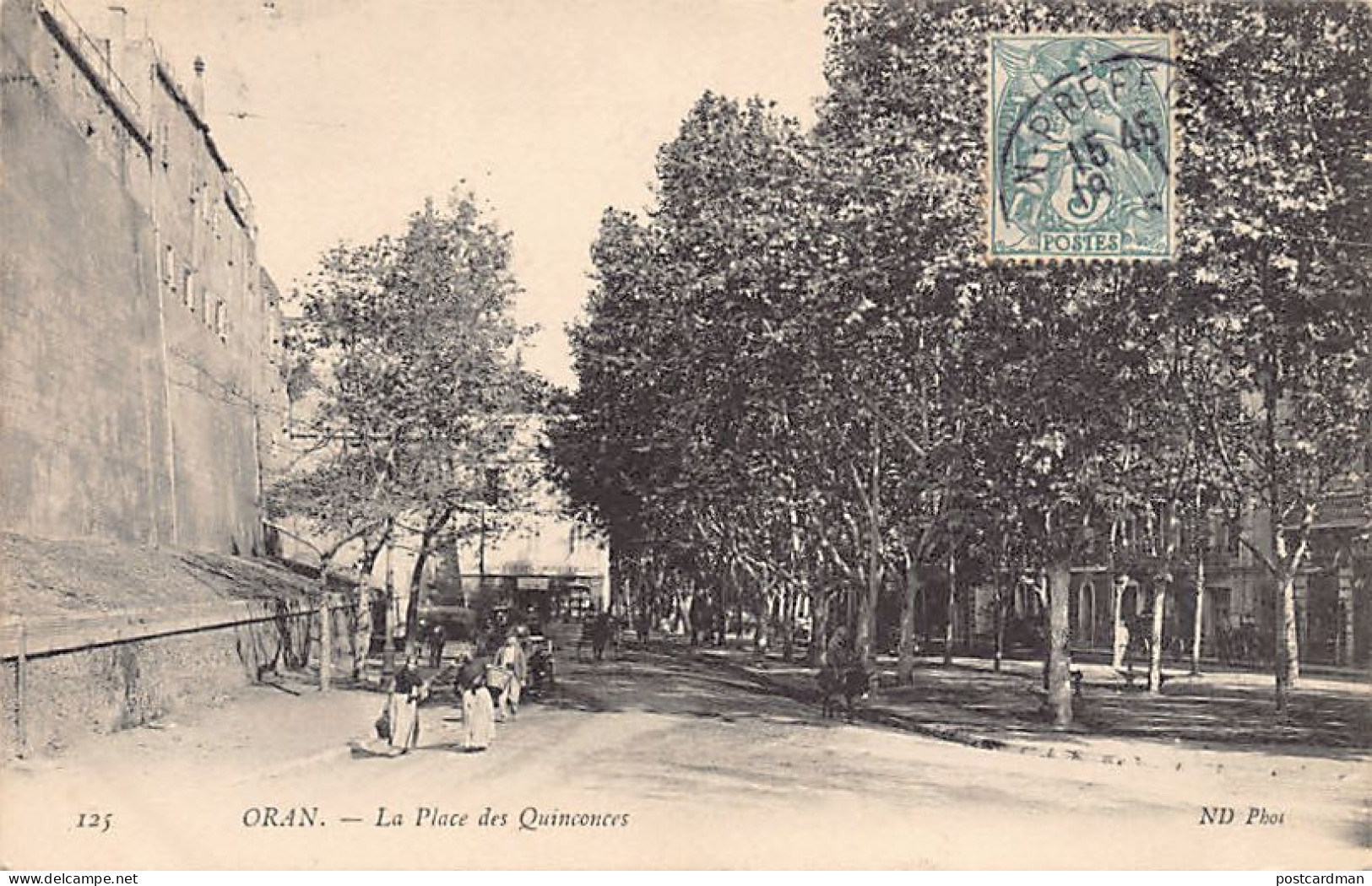 ORAN - La Place Des Quinconces - Oran