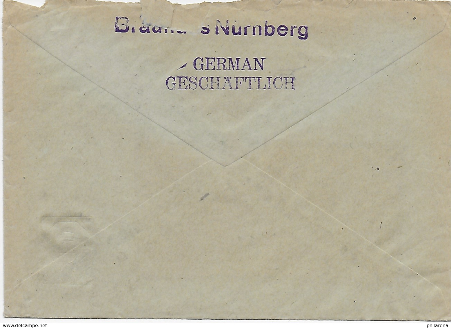 Umschlag: Brauhaus Nürnberg,  - Storia Postale