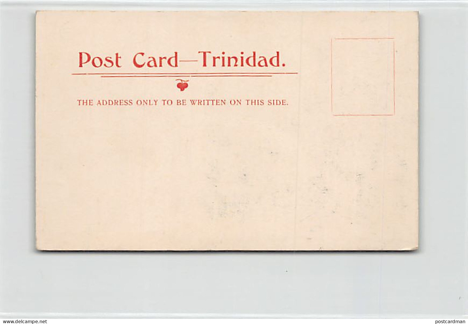 Trinidad - PORT OF SPAIN - Brunswick Square - SMALL SIZE Early Forerunner Postcard - Publ. Unknown  - Trinidad
