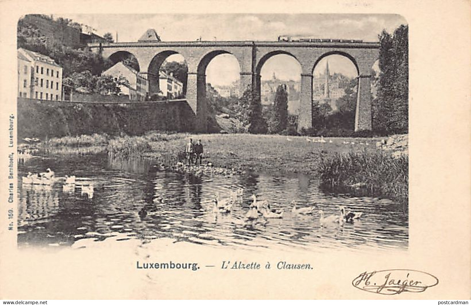 LUXEMBOURG-VILLE - L'Alzette à Clausen - Ed. Charles Bernhoeft 159 - Luxembourg - Ville