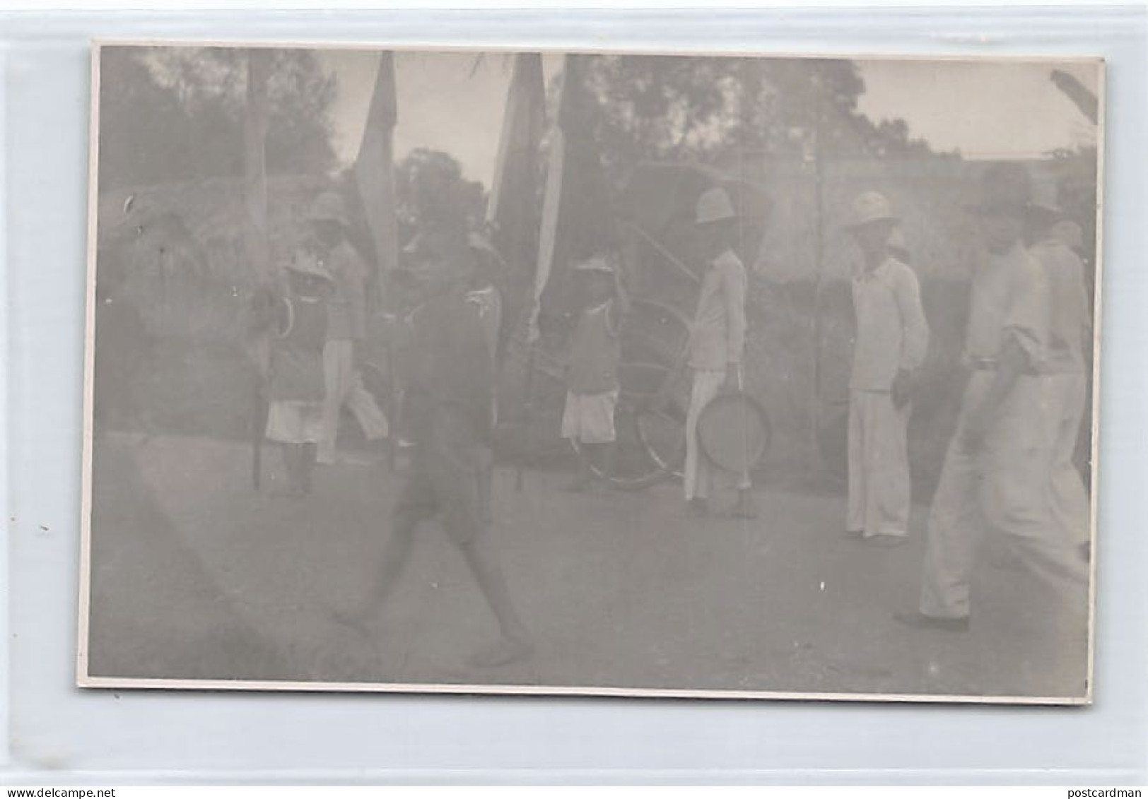 Vietnam - SAIGON - Préparation D'une Procession - CARTE PHOTO Années 20 - Ed. D. Capra Giuseppe, Prêtre Salésien Italien - Vietnam