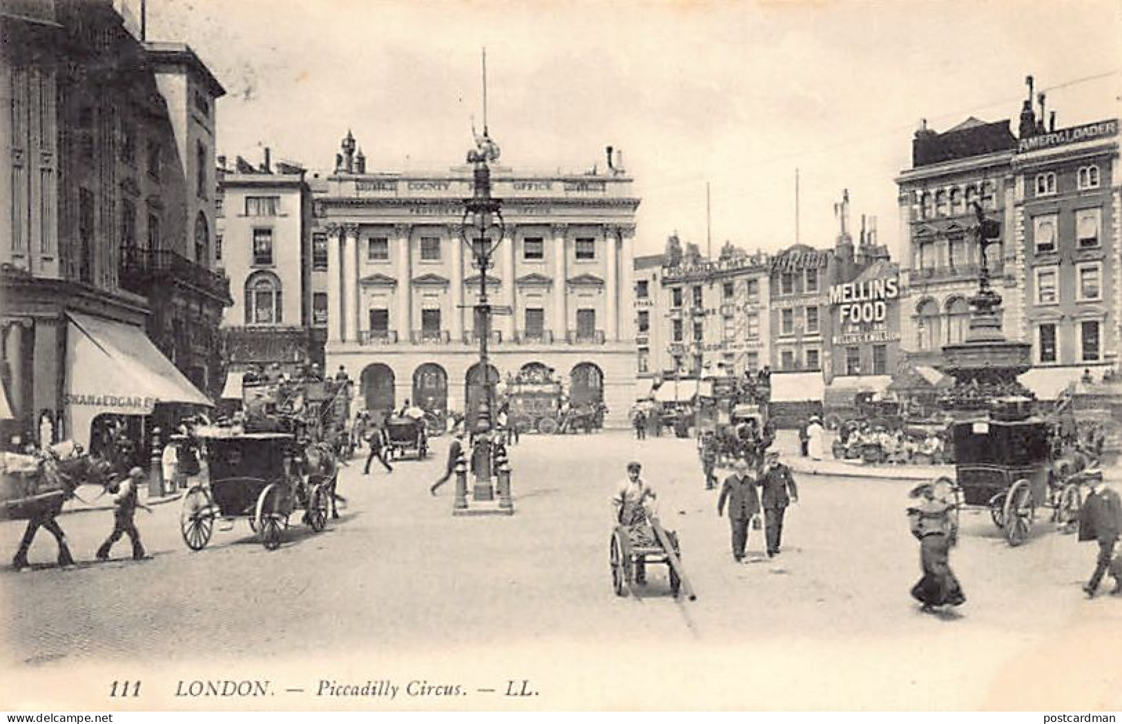 England - LONDON - Picadilly Circus - Publ. Levy L.L. 111 - Piccadilly Circus