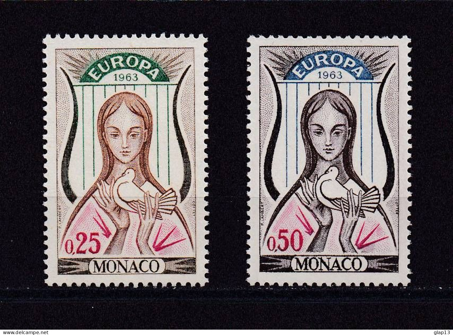 MONACO 1963 TIMBRE N°618/19 NEUF** EUROPA - Unused Stamps