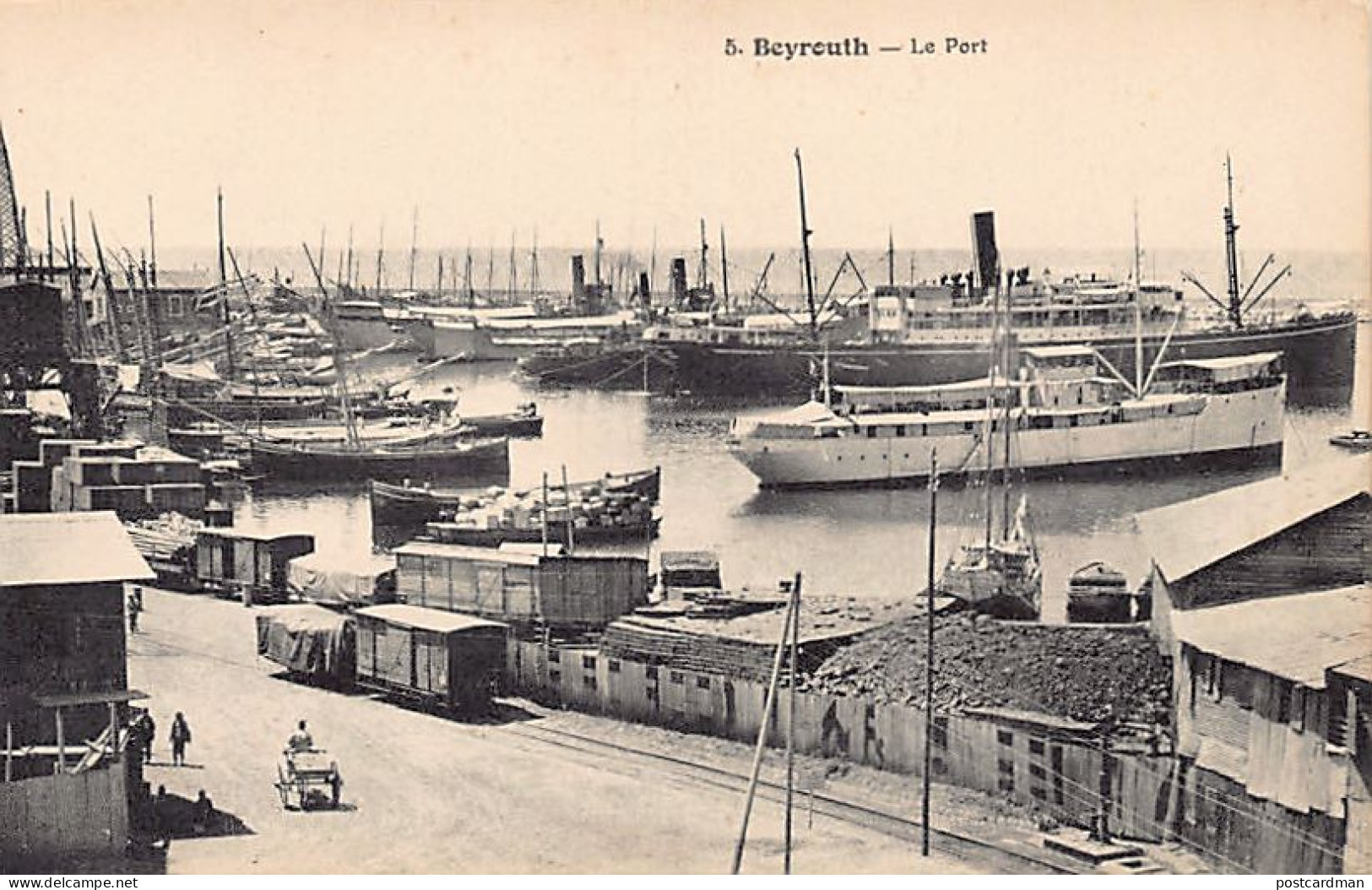 Liban - BEYROUTH - Le Port - Ed. Mampré Hissarian 5 - Liban