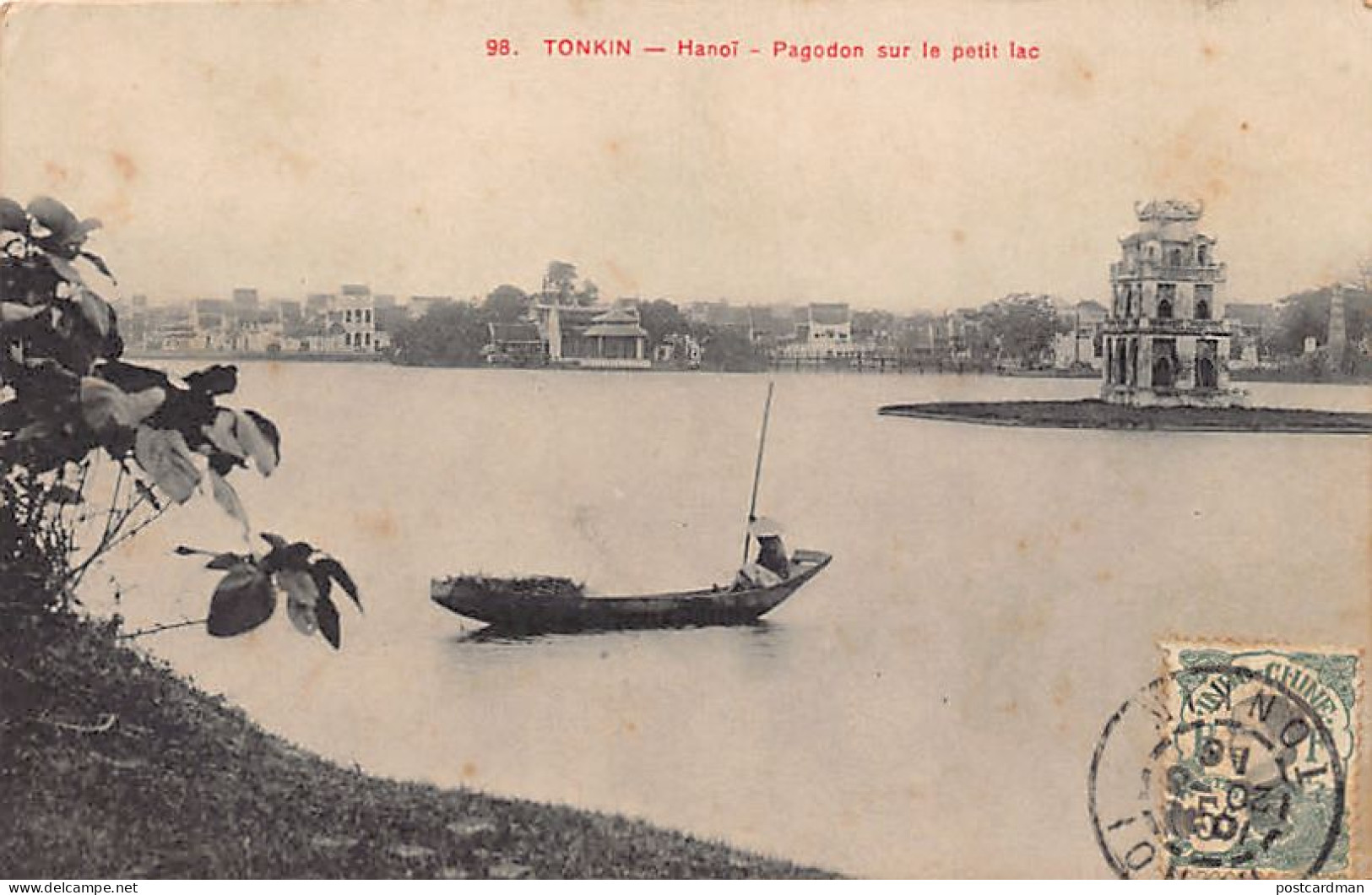 Viet-Nam - HANOI - Petite Pagode Sur Le Petit Lac - Ed. P. Dieulefils 98 - Vietnam