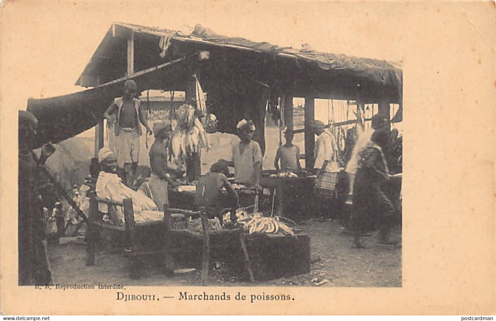 DJIBOUTI - Marchands De Poissons - Ed. B.B.  - Djibouti