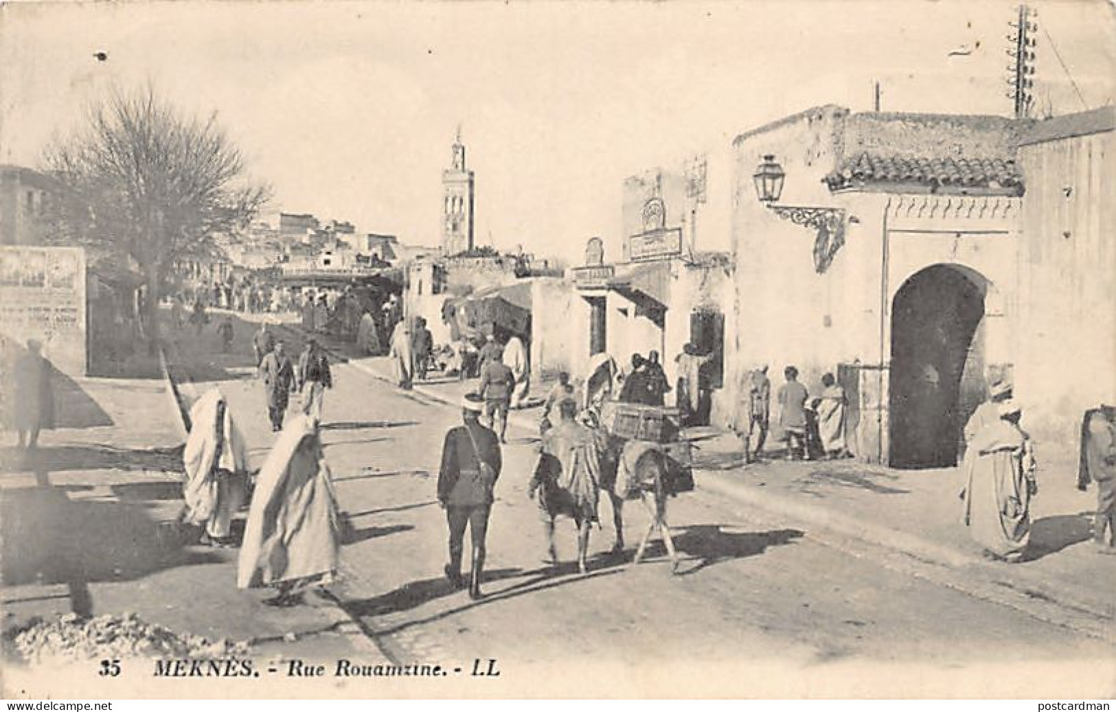 Maroc - MEKNÈS - Rue Rouamzine - Ed. Lévy L.L. 35 - Meknes