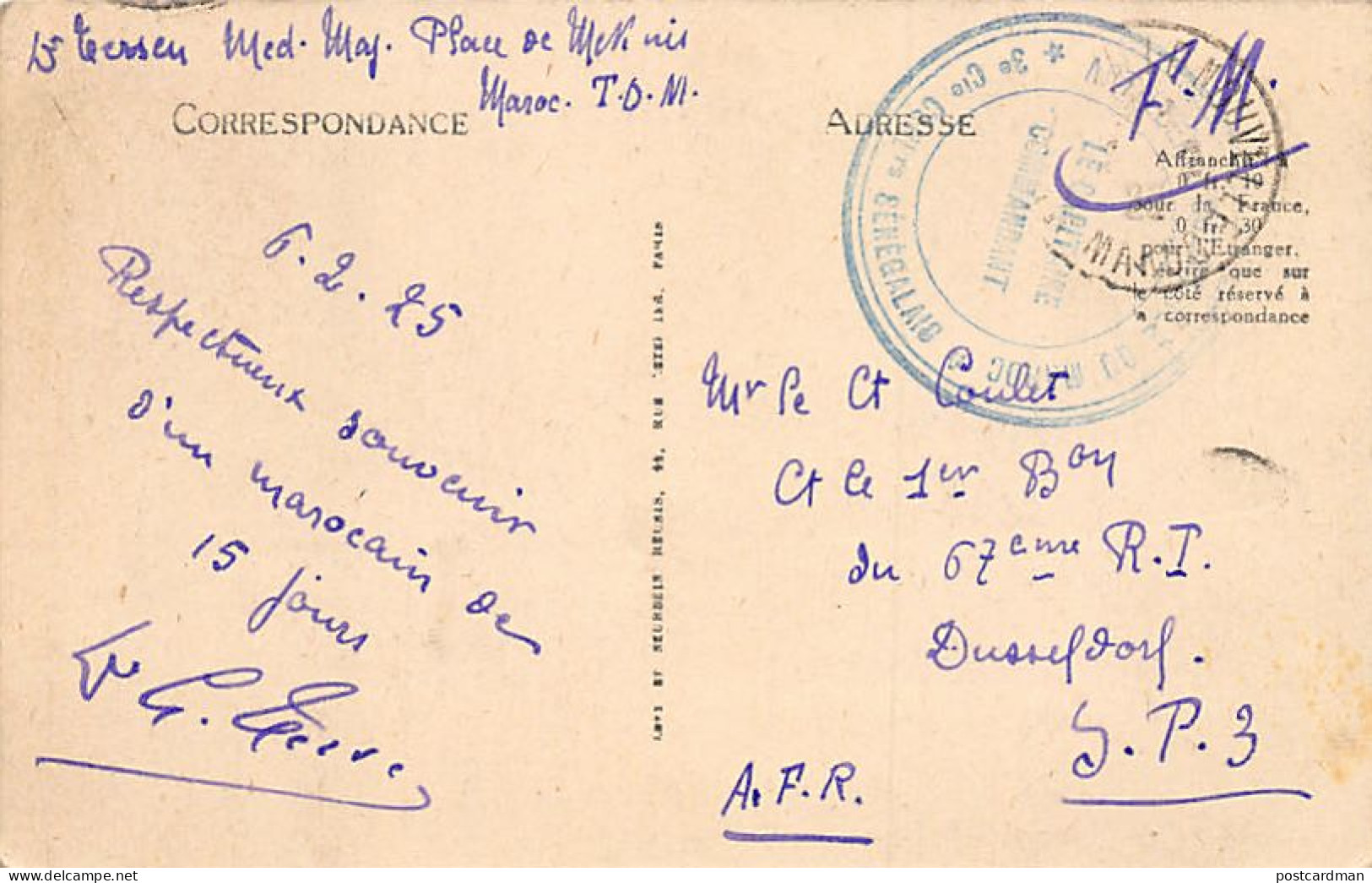 Maroc - MEKNÈS - Rue Rouamzine - Ed. Lévy L.L. 35 - Meknès