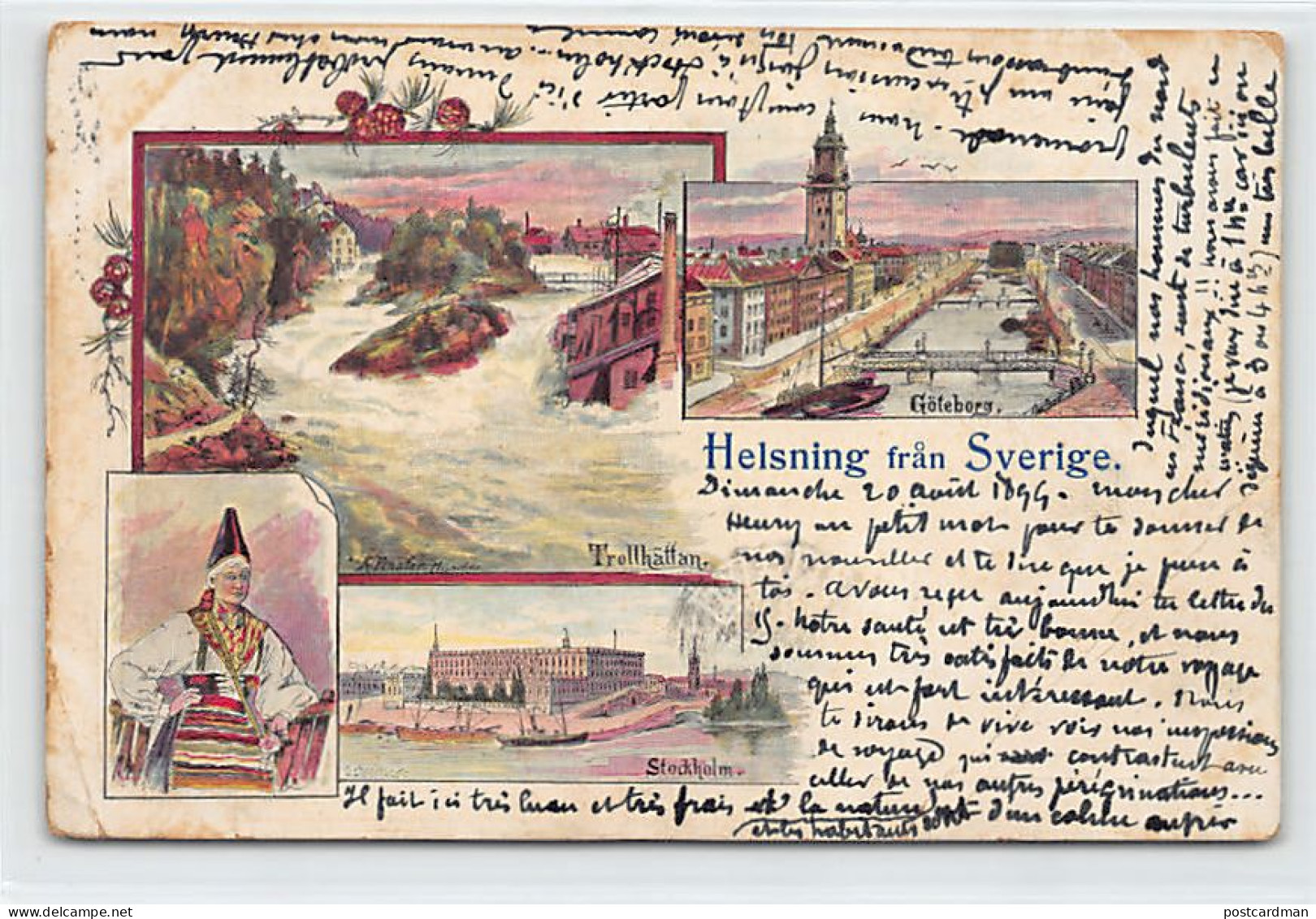 SVERIGE Sweden - Helsnung Fran Sverige - Stockholm - Göteborg - Trollhättan - Publ. Unknown  - Suède
