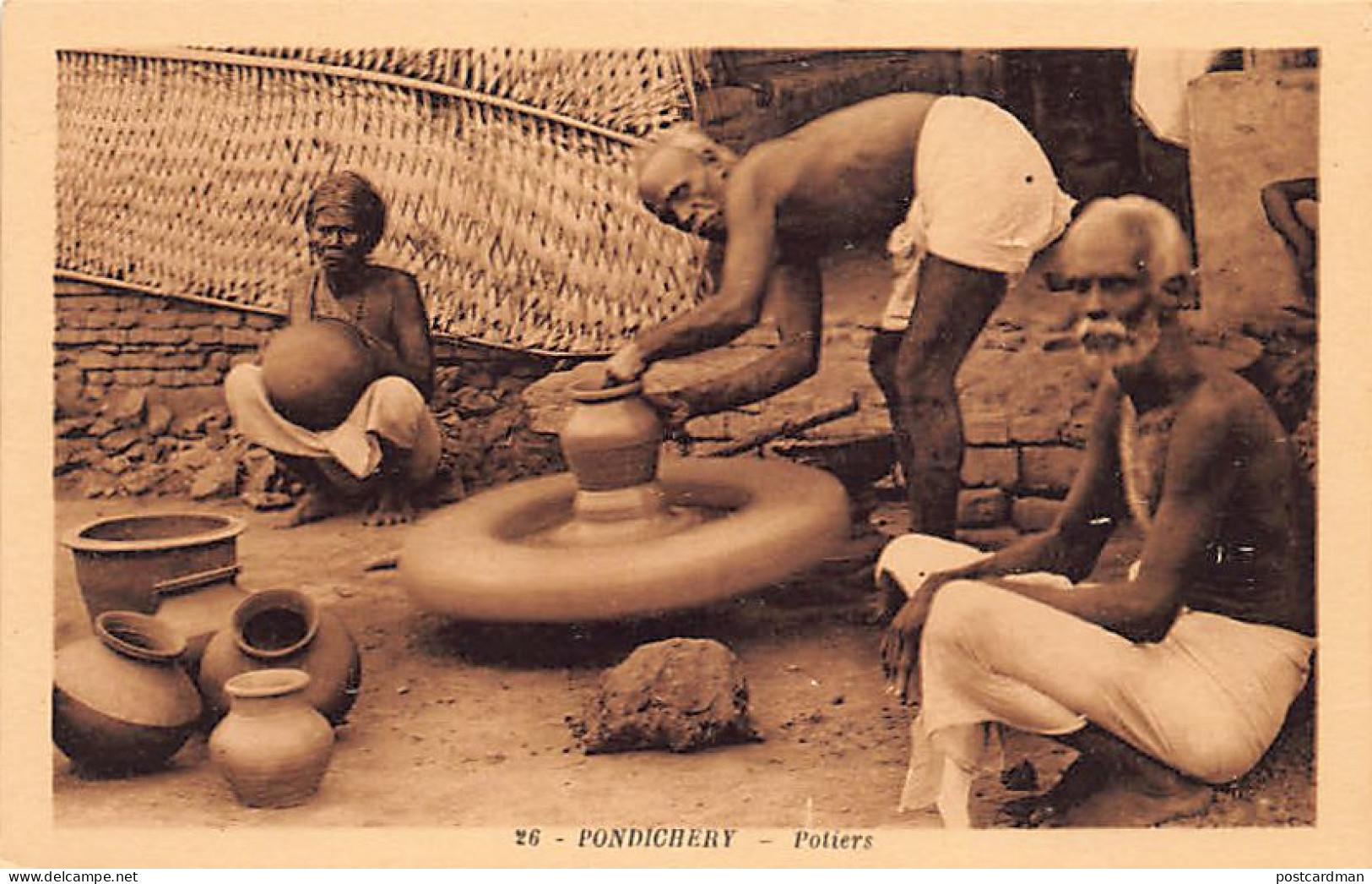India - PUDUCHERRY Pondichéry - Potters - Publ. Papeterie R. P. Babilonne 26 - Inde
