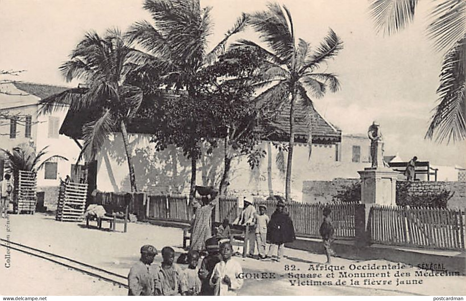 Sénégal - GORÉE - Square Et Monument Des Médecins Victimes De La Fièvre Jaune - Ed. Fortier 82 - Senegal