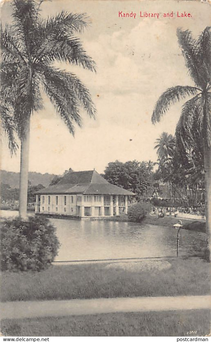Sri Lanka - Kandy Library And Lake - Publ. Plâté & Co. 199 - Sri Lanka (Ceilán)