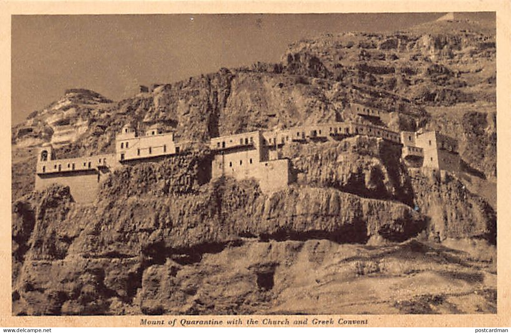 Israel - Mount Of Quarantine With The Church And Greek Convent - Publ. Unknwon  - Israel