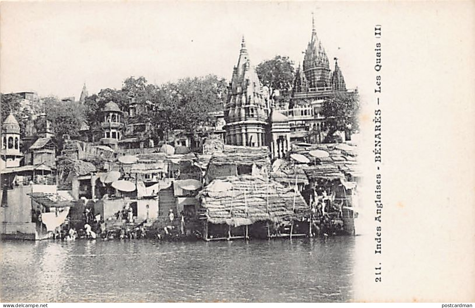 India - BENARES Varanasi - The Docks (ii) - Publ. Messageries Maritimes 211 - India