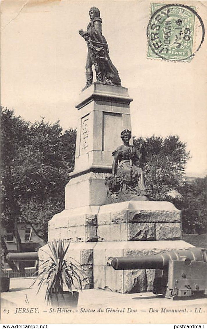 Jersey - ST. HELIER - Don Monument - Publ. L.L. Levy 63 - St. Helier