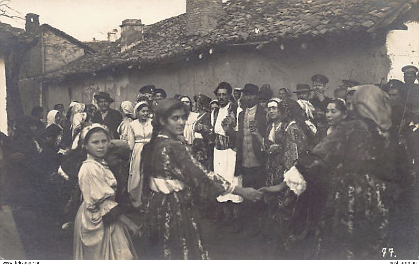 Macedonia - Dance Of Gypsy Tzigane Women - REAL PHOTO - Macédoine Du Nord