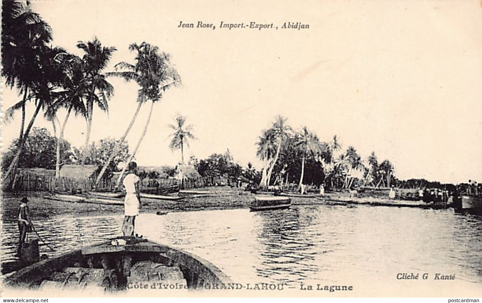 Côte D'Ivoire - GRAND LAHOU - La Lagune - Ed. G. Kanté - J. Rose  - Côte-d'Ivoire