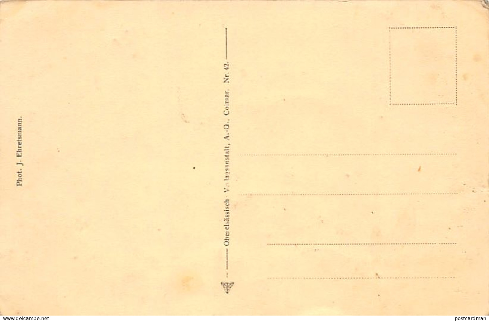 Auberge Steinwasen (68) La Laiterie Mölkerei Auf Steinwasen Phot. J. Ehretsmann Oberelsässich Verlaganstalt Colmar - Other & Unclassified