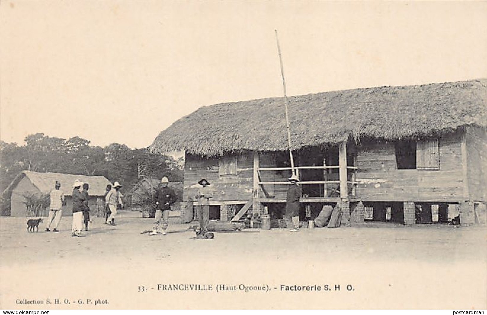 Gabon - FRANCEVILLE - Factorerie S.H.O. Société Haut-Ogoué - Ed. S.H.O. - G.P. 33 - Gabon