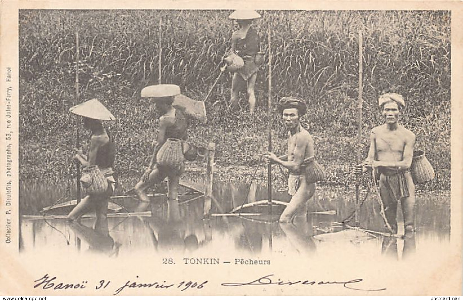 Vietnam - TONKIN - Pêcheurs - Ed. P. Dieulefils 28 - Vietnam