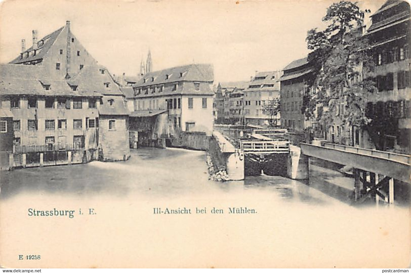 Vue Sur Les Anciennes Glacières Rue Des Moulins - Ansicht Bei Den Mühlen - Ed. Lautz & Balzar - Strasbourg