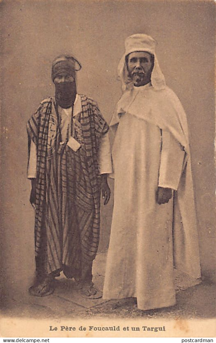 ALGÉRIE - Le Père De Foucaulds Et Un Targui - Ed. Soeurs Missionnaires De Notre-Dame D'Afrique  - Männer
