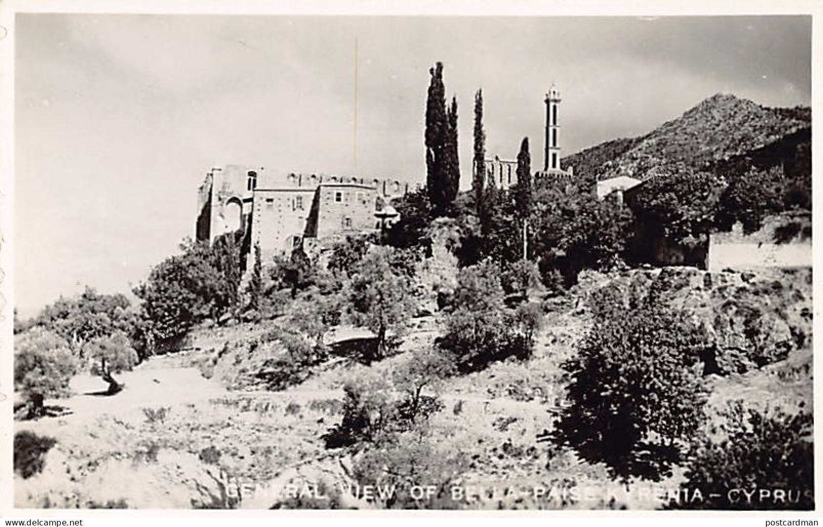 Cyprus - KYRENIA - General View Of Bellapais Abbey - REAL PHOTO - Publ. Unknown  - Cyprus