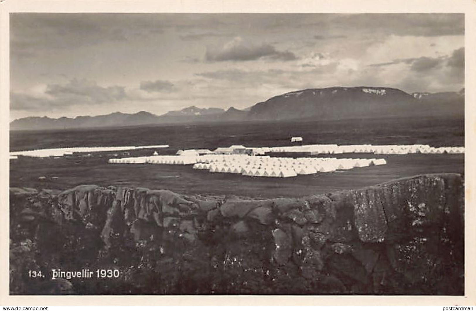 Iceland - ÞINGVELLIR - Year 1930 - Publ. Helgi Arnason  - IJsland