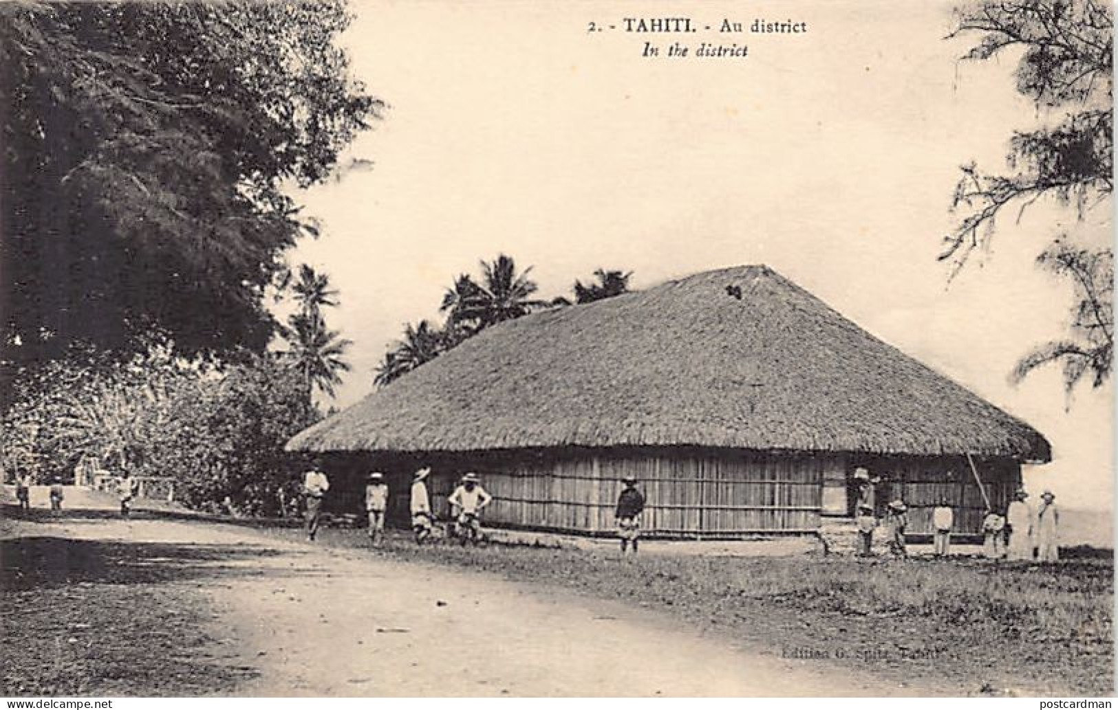 Polynésie - TAHITI - Au District - Ed. G. Spitz 2 - Polynésie Française